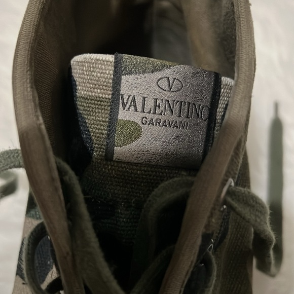 VALENTINO GARAVANI men's boot-style sneakers, Size 10 us. - Picture 10 of 12